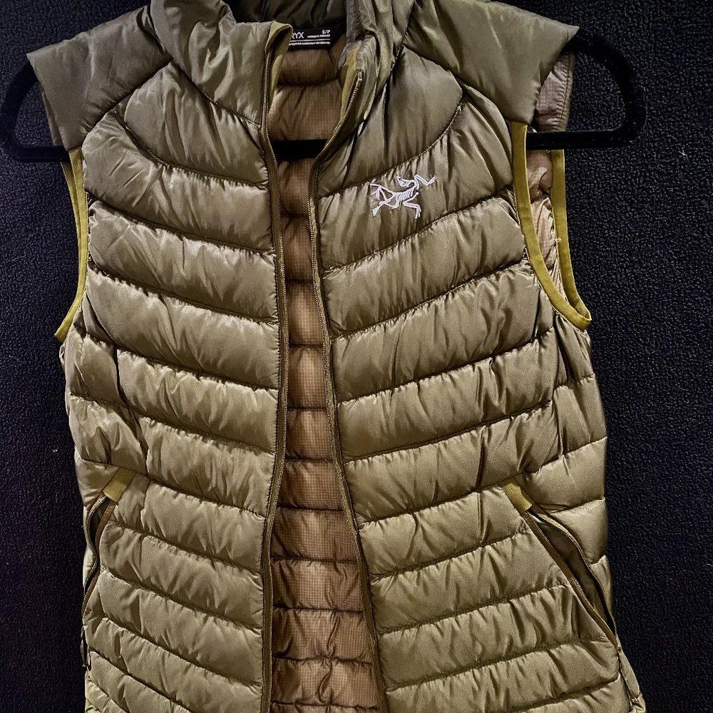 Arc'teryx Olive Green Puffer Vest